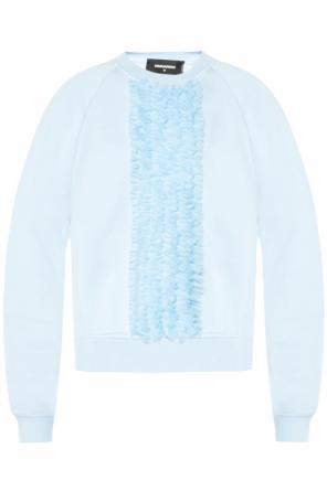 Asymmetrical sweatshirt with jabot, zdjęcie 1 Asymmetrical sweatshirt with jabot od Dsquared2